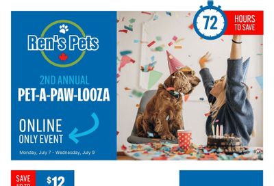 Ren's Pets Flyer July 7 to 9 Ren's Pets Flyer July 7 to 9