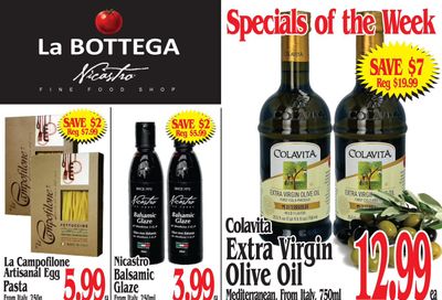 La Bottega Nicastro Fine Foods Flyer July 7 to 20