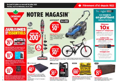 Canadian Tire (QC) Flyer July 10 to 16