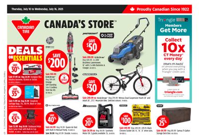 Canadian Tire (West) Flyer July 10 to 16 Canadian Tire (West) Flyer July 10 to 16