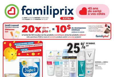 Familiprix Extra Flyer July 10 to 16 Familiprix Extra Flyer July 10 to 16