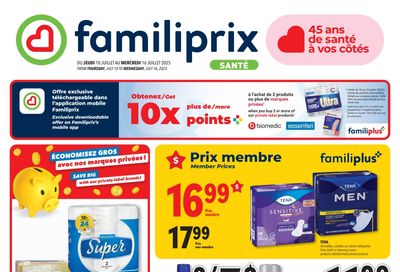 Familiprix Sante Flyer July 10 to 16