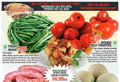 Battaglia's Marketplace Flyer July 9 to 15 Battaglia's Marketplace Flyer July 9 to 15
