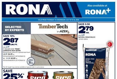 Rona & Rona+ (QC) Flyer July 10 to 16