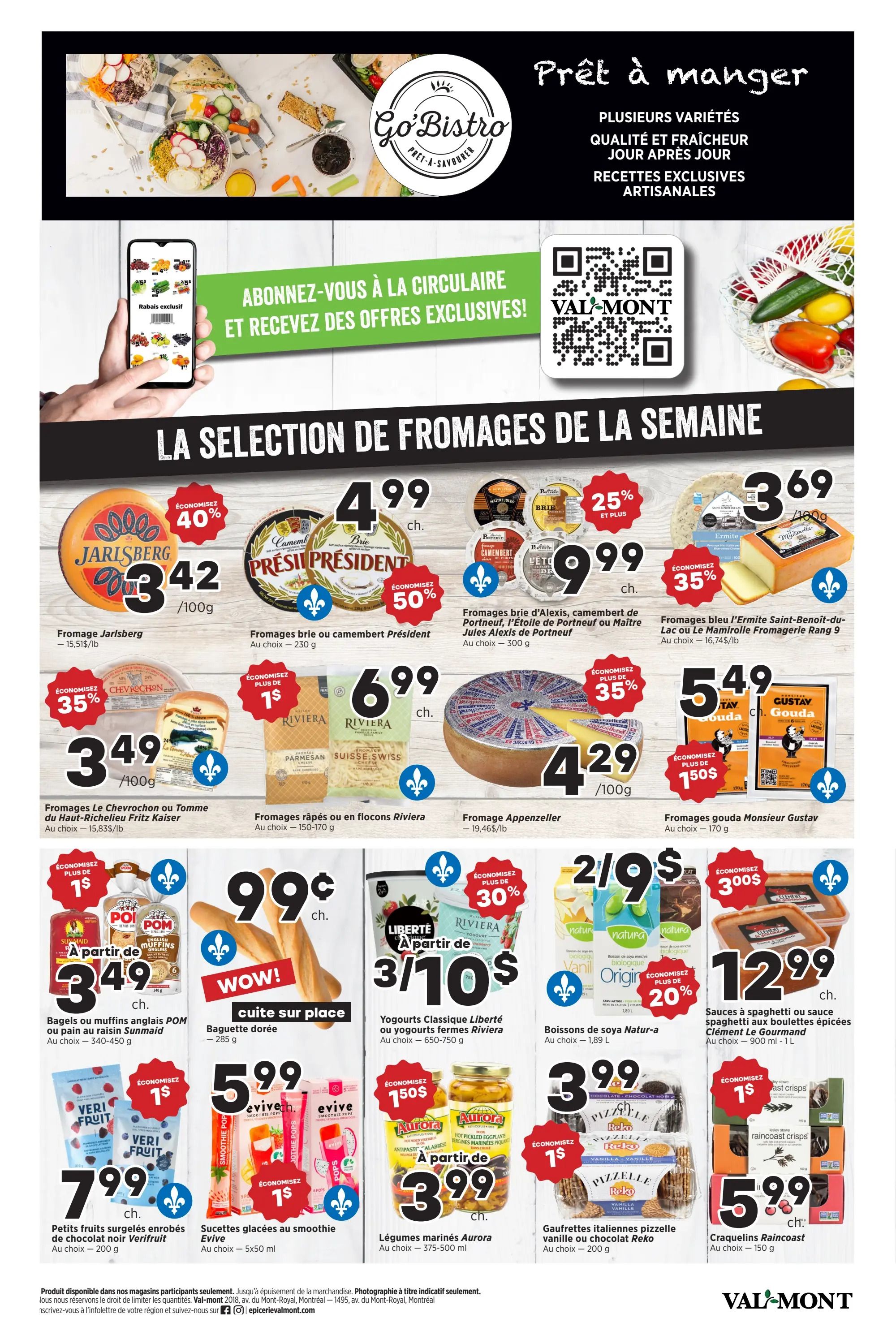 Val-Mont Flyer July 10 to 16