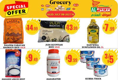 Al-Salam Supermarket Flyer July 8 to 14 Al-Salam Supermarket Flyer July 8 to 14