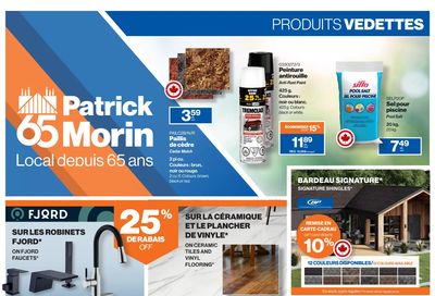 Patrick Morin Flyer July 10 to 16