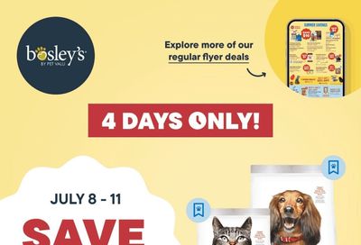 Bosley's by PetValu Flyer July 8 to 11