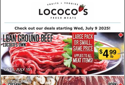 Lococo's Flyer July 9 to 15