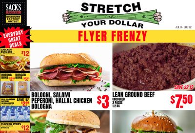 Sacks Food Co. Flyer July 9 to 22 Sacks Food Co. Flyer July 9 to 22