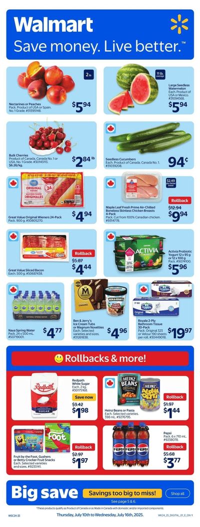 Walmart (ON) Flyer July 10 to 16