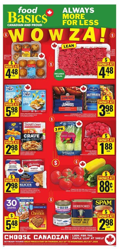 Food Basics Flyer July 10 to 16