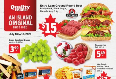 Quality Foods Flyer July 10 to 16 Quality Foods Flyer July 10 to 16