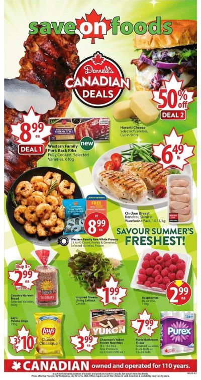Save On Foods (BC) Flyer July 10 to 16