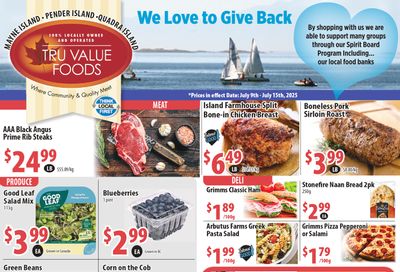 Tru Value Foods Flyer July 9 to 15 Tru Value Foods Flyer July 9 to 15