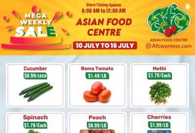 Asian Food Centre (Wanless Dr.) Flyer July 10 to 16