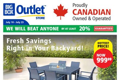 Big Box Outlet Store Flyer July 10 to 23