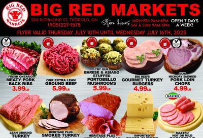 Big Red Markets Flyer July 10 to 16 Big Red Markets Flyer July 10 to 16