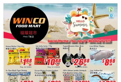 WinCo Food Mart (HWY 7) Flyer July 10 to 16