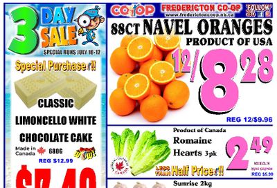 Fredericton Co-op Flyer July 10 to 16