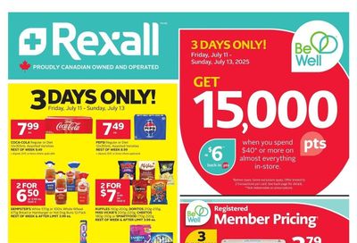 Rexall (AB, SK) Flyer July 11 to 17