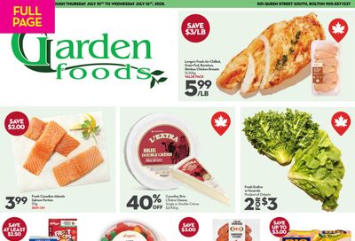 Garden Foods Flyer July 10 to 16