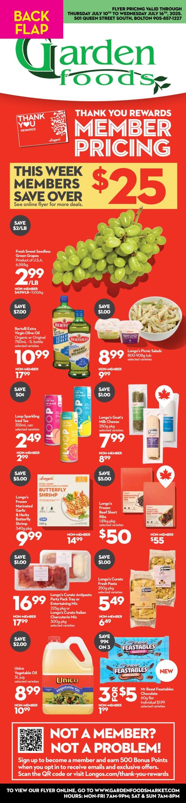 Garden Foods Flyer July 10 to 16