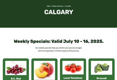 H&W Produce Flyer July 10 to 16 H&W Produce Flyer July 10 to 16