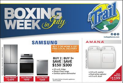 Trail Appliances (AB, SK) Flyer July 10 to 16