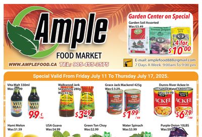 Ample Food Market (Brampton) Flyer July 11 to 17