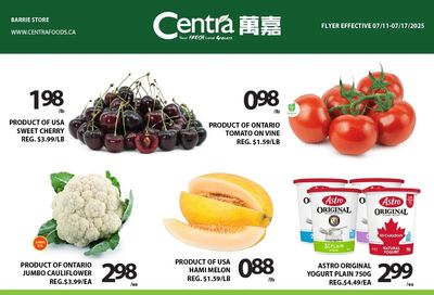 Centra Foods (Barrie) Flyer July 11 to 17
