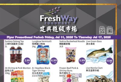 FreshWay Foodmart Flyer July 11 to 17 FreshWay Foodmart Flyer July 11 to 17