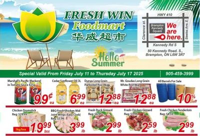 Fresh Win Foodmart Flyer July 11 to 17 Fresh Win Foodmart Flyer July 11 to 17