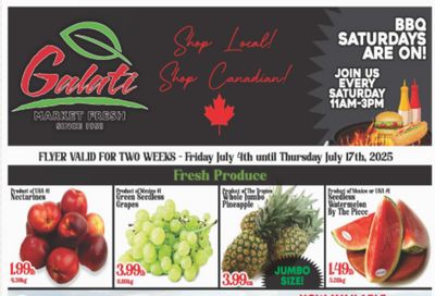 Galati Market Fresh Flyer July 4 to 17 Galati Market Fresh Flyer July 4 to 17