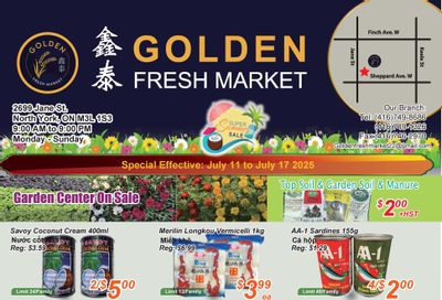 Golden Fresh Market Flyer July 11 to 17