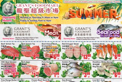 Grant's Food Mart Flyer July 11 to 17 Grant's Food Mart Flyer July 11 to 17