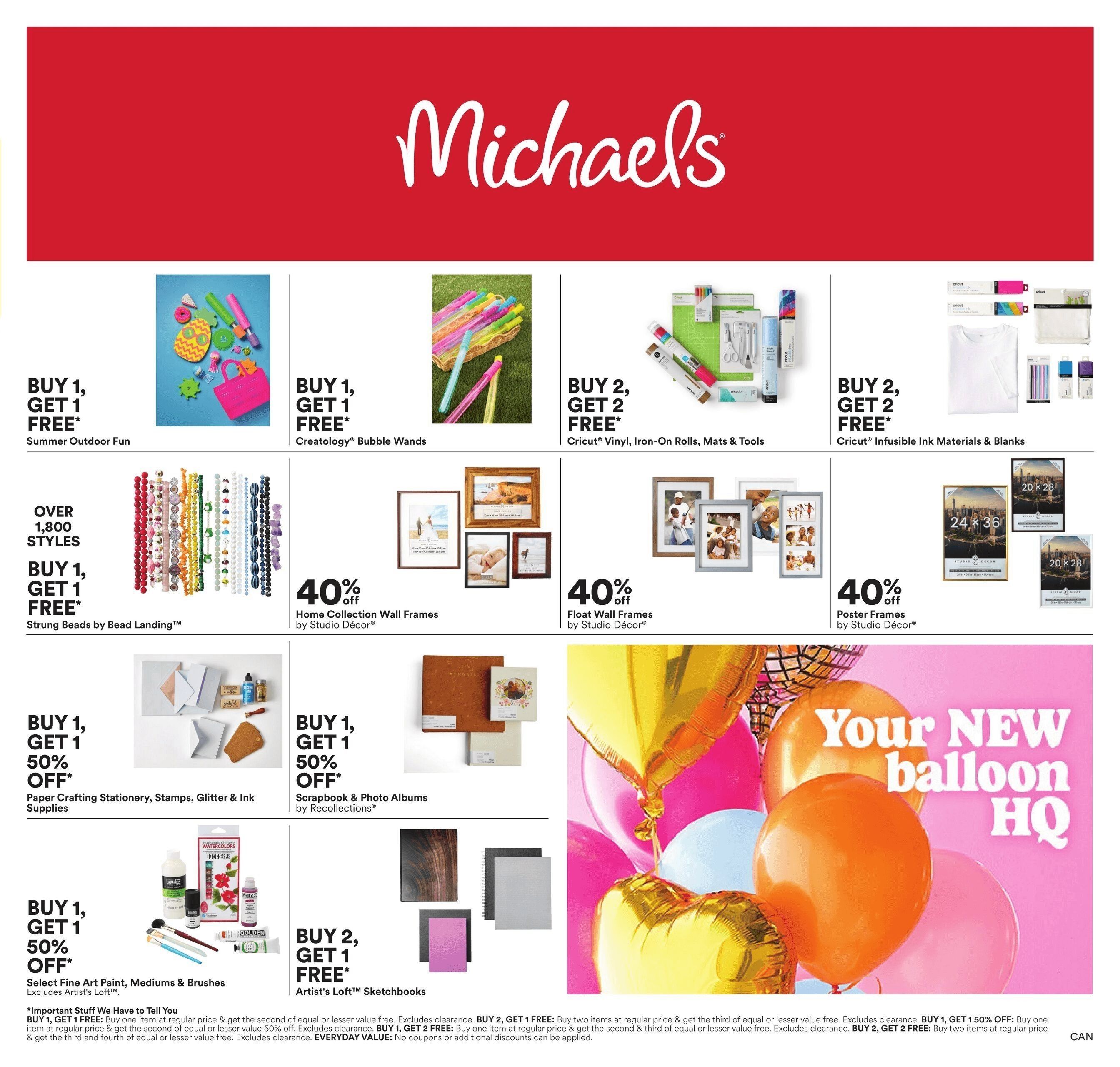 Michael's Flyer July 11 to 17