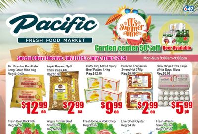 Pacific Fresh Food Market (Pickering) Flyer July 11 to 17