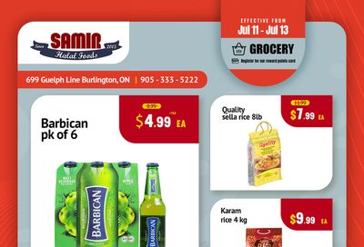Samir Supermarket Flyer July 11 to 13