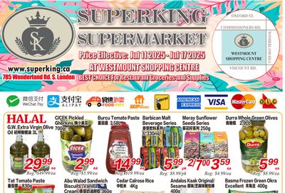 Superking Supermarket (London) Flyer July 11 to 17
