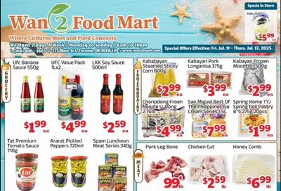 Wan 2 Food Mart Flyer July 11 to 17