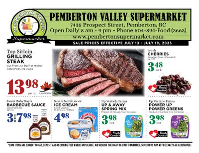 Pemberton Valley Supermarket Flyer July 13 to 19