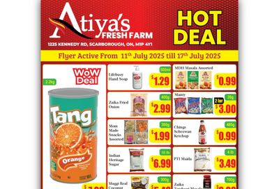 Atiya's Fresh Farm Flyer July 11 to 17