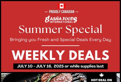 Basha Foods International Flyer July 10 to 16