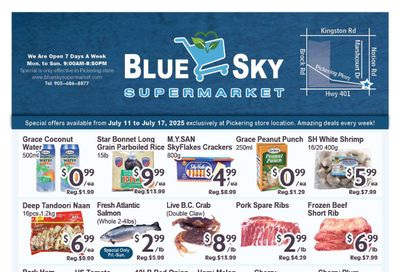 Blue Sky Supermarket (Pickering) Flyer July 11 to 17 Blue Sky Supermarket (Pickering) Flyer July 11 to 17