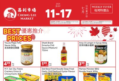 Chong Lee Market Flyer July 11 to 17 Chong Lee Market Flyer July 11 to 17