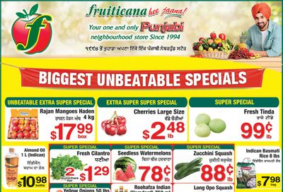 Fruiticana (Greater Vancouver) Flyer July 11 to 16 Fruiticana (Greater Vancouver) Flyer July 11 to 16