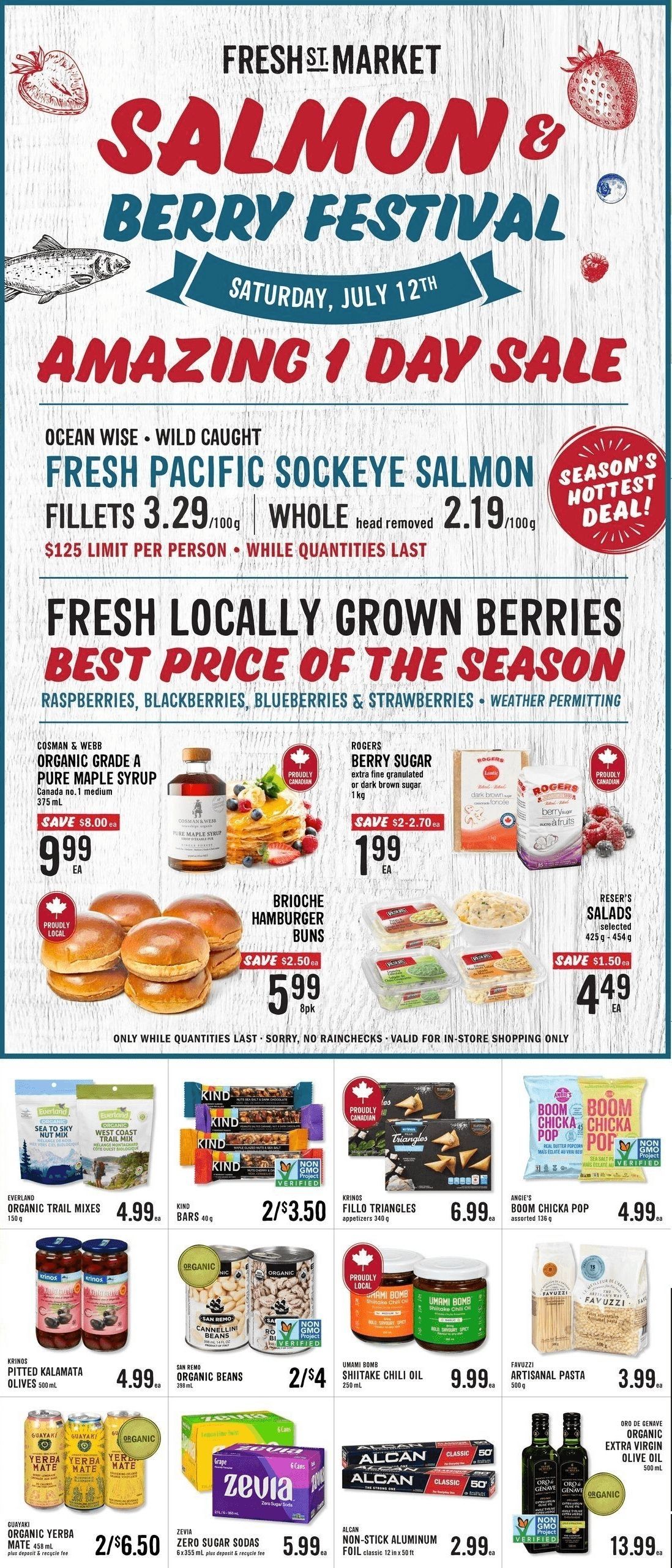 Fresh St. Market Flyer July 11 to 17