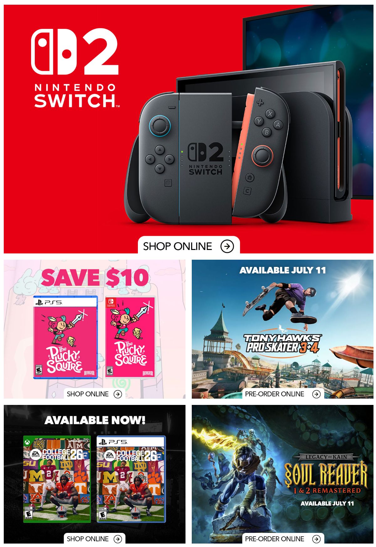 GameStop Flyer July 10 to 17