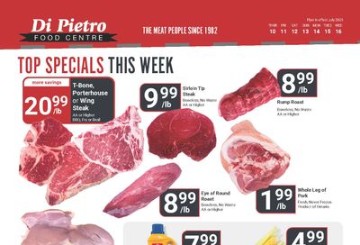 Di Pietro Food Centre Flyer July 10 to 16